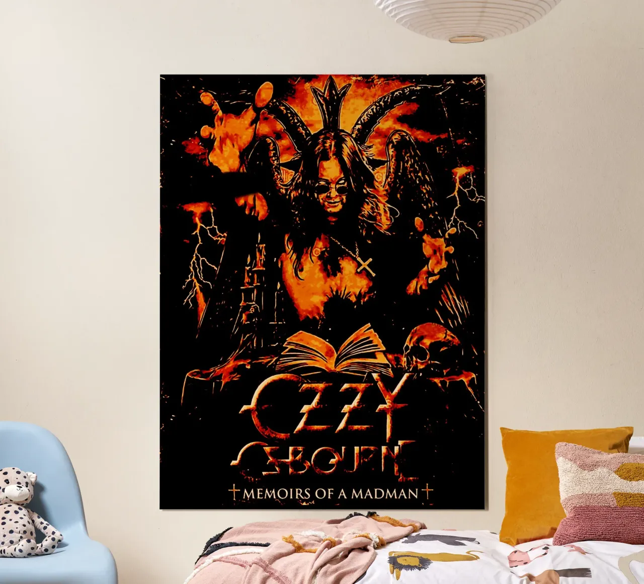 Il gruppo heavy metal di Ozzy Osbourne 1 carta hahnemühle da music soul