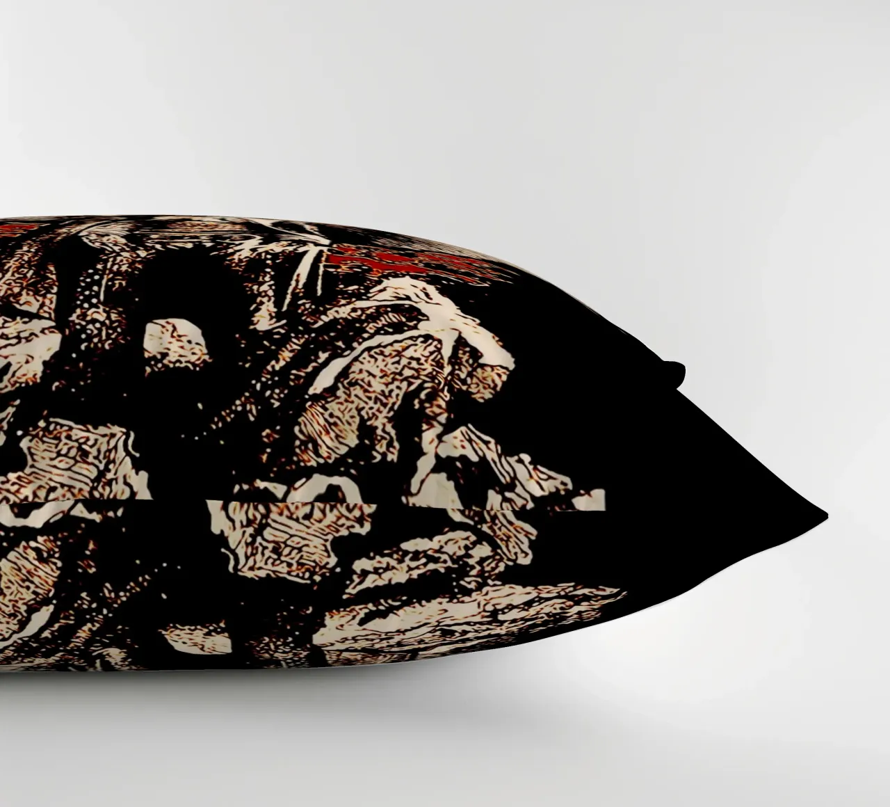 original leader of the heavy metal band Black Sabbath 1 decorative cushion by music soul