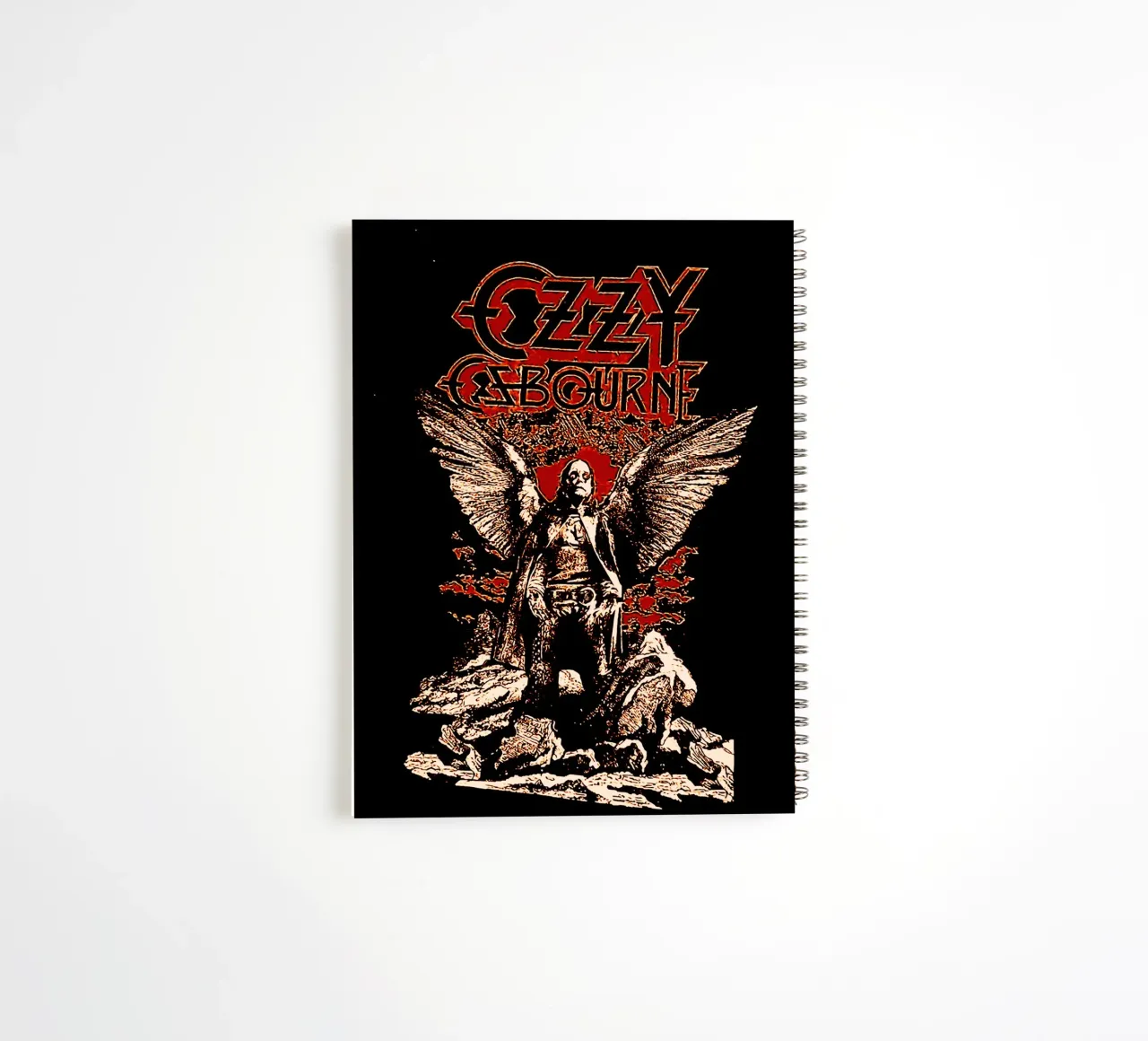 oorspronkelijke leider van de heavy metalband Black Sabbath 1 notitieboek met spiraal van music soul