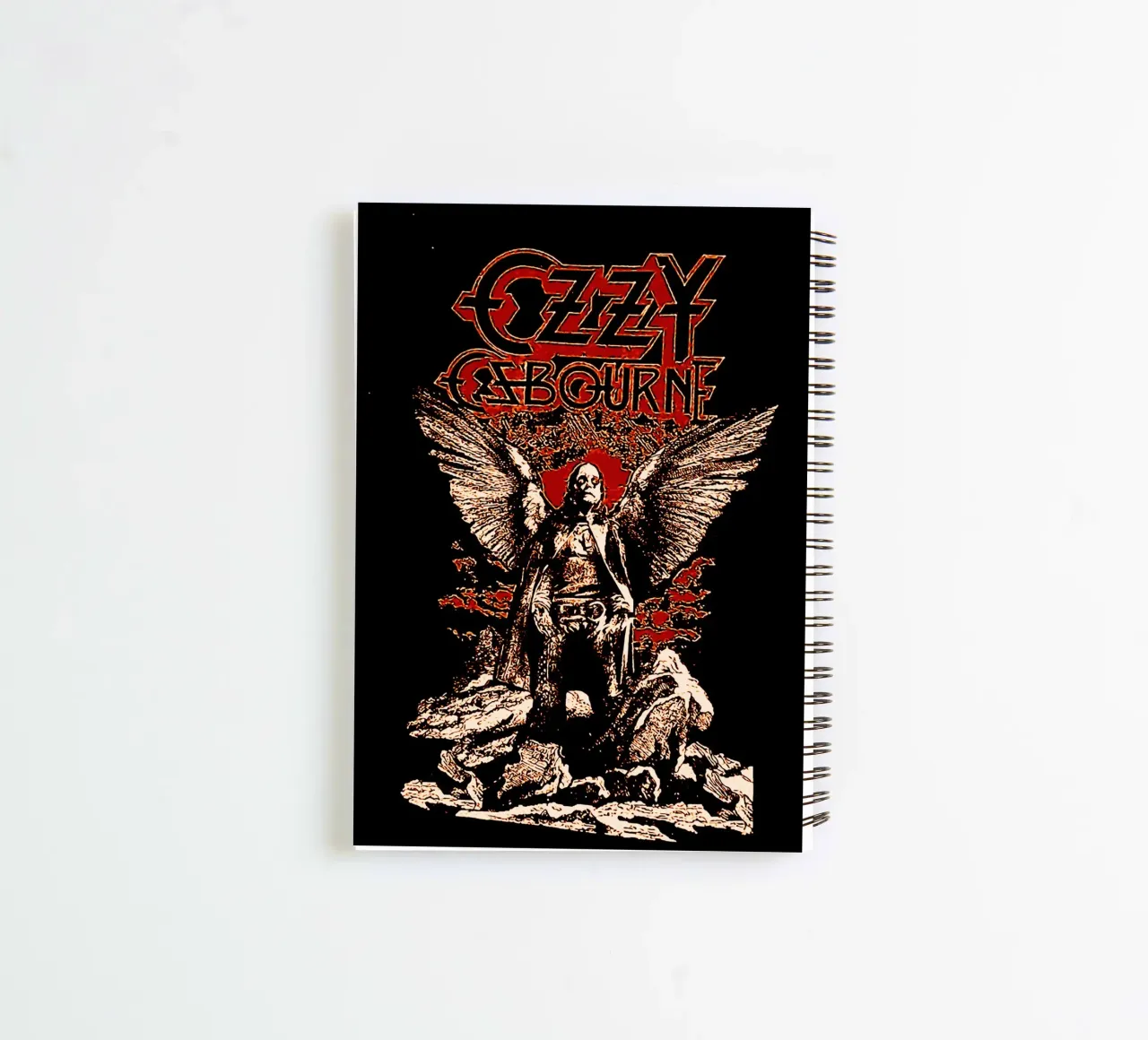 oorspronkelijke leider van de heavy metalband Black Sabbath 1 notitieboek met spiraal van music soul