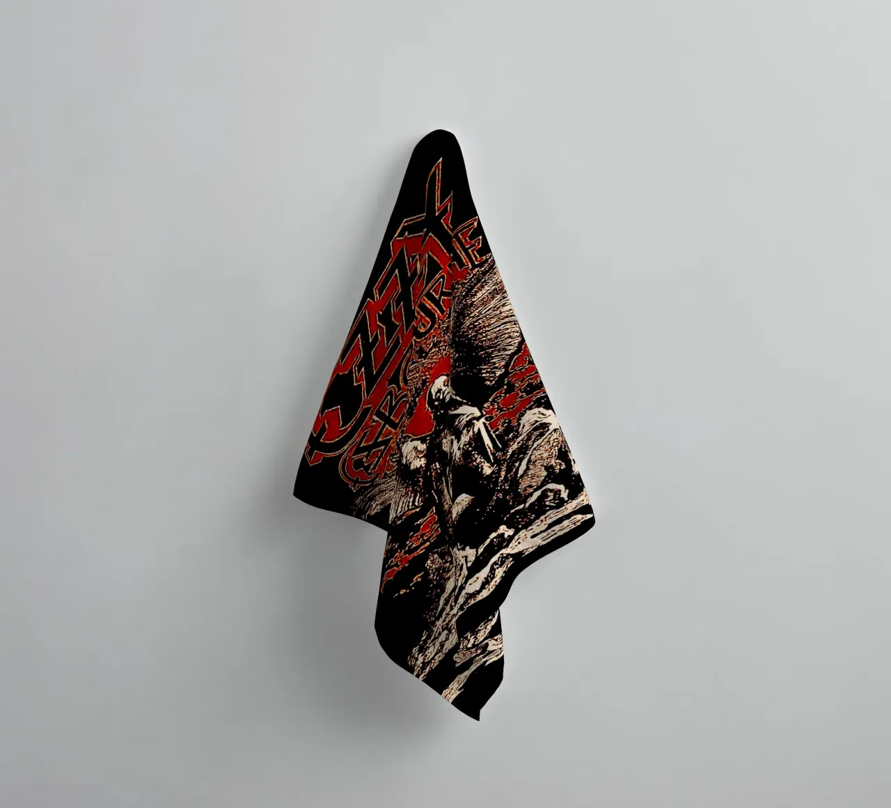 original leader of the heavy metal band Black Sabbath 1 towel by music soul
