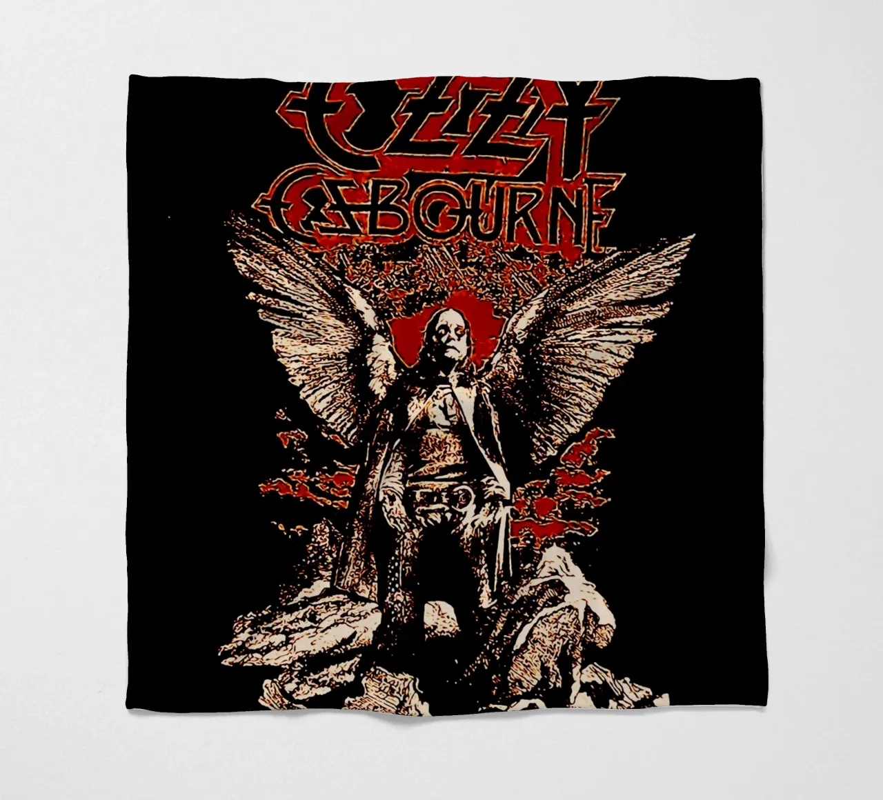 leader originale del gruppo heavy metal Black Sabbath 1 coperta in pile da music soul