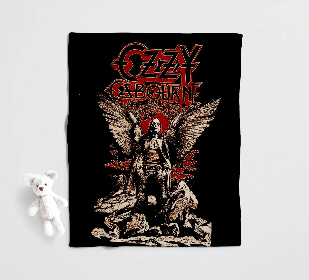 leader originale del gruppo heavy metal Black Sabbath 1 coperta in pile da music soul