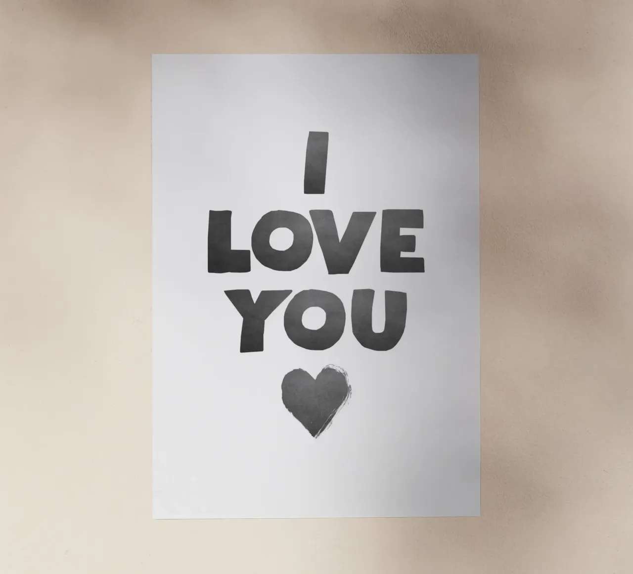 Ti amo pellicola backlit da Attaboy Dsgn