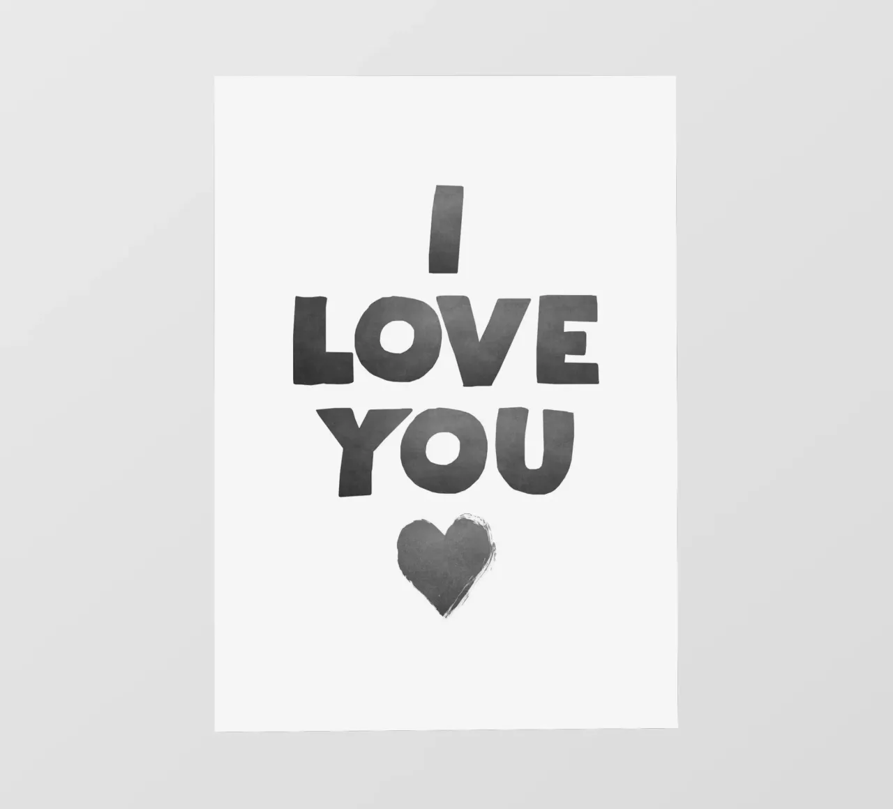 Ti amo pellicola backlit da Attaboy Dsgn