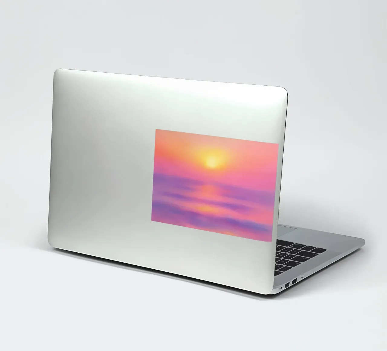 Sunset Gradient Soft Skies & Golden Hues adesivo da Attaboy Dsgn