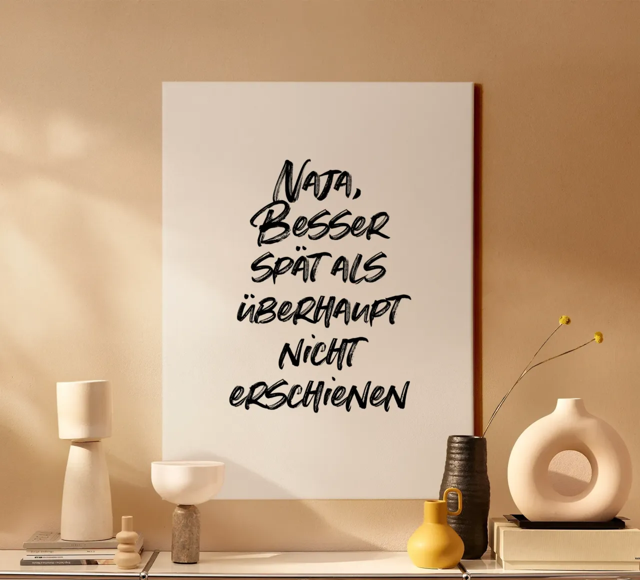 Naja, besser spät als überhaupt nicht erschienen tela da just typo