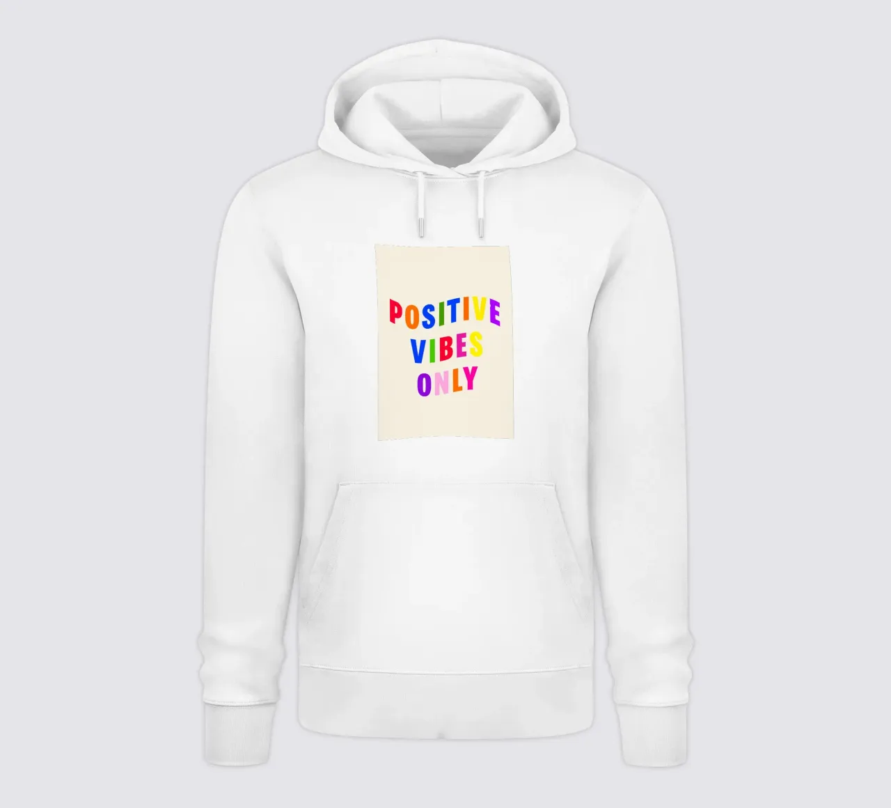 Positive Vibes Only felpa con cappuccio da Attaboy Dsgn