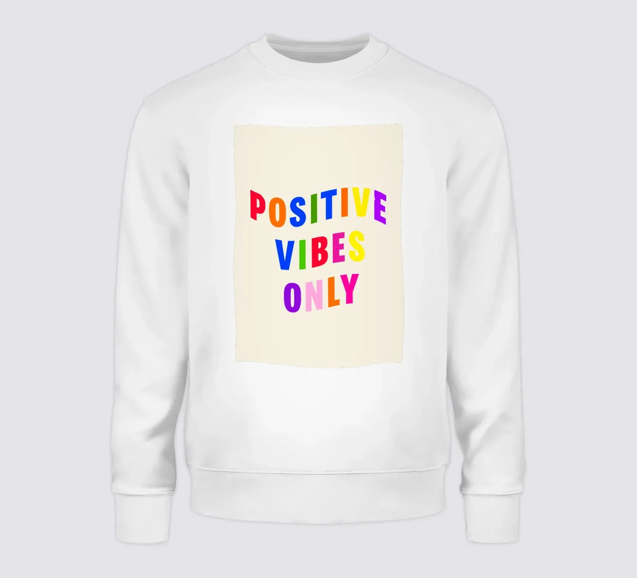 Positive Vibes Only felpa da Attaboy Dsgn