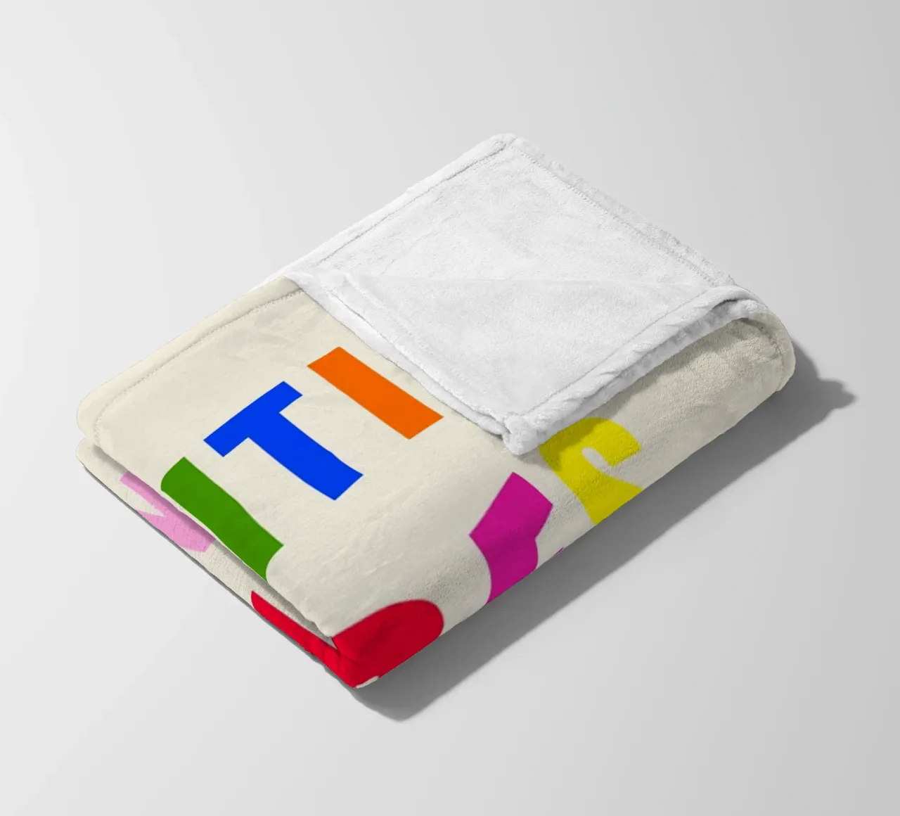 Positive Vibes Only coperta in pile da Attaboy Dsgn