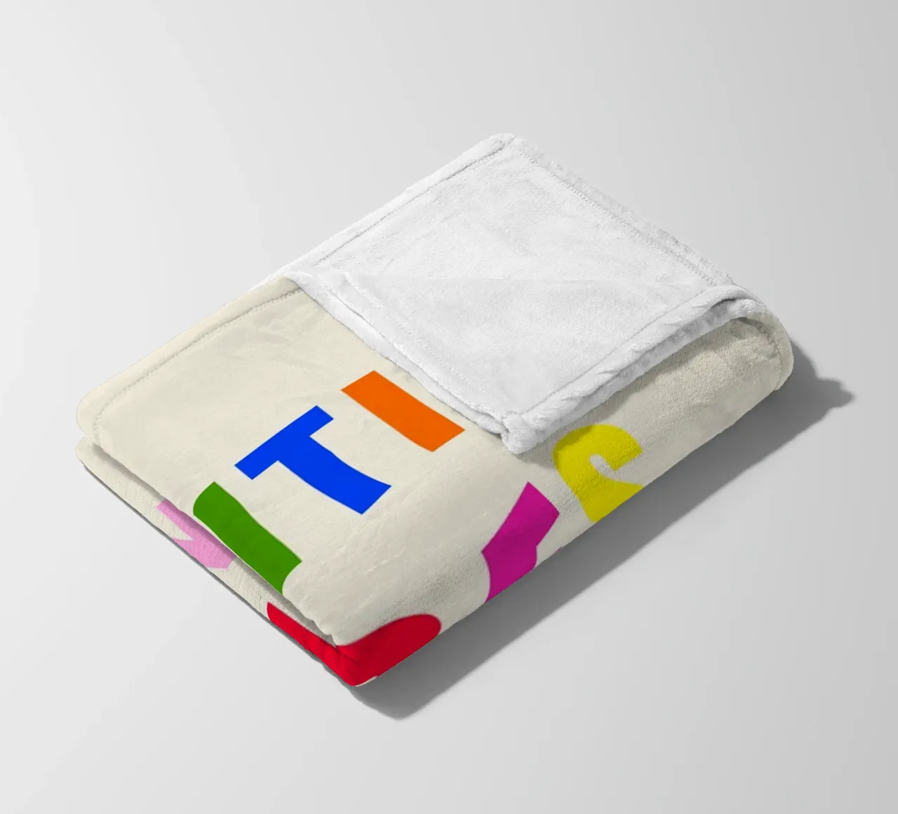 Positive Vibes Only coperta in pile da Attaboy Dsgn