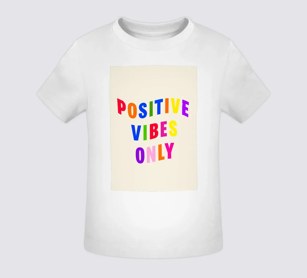 Positive Vibes Only maglietta neonato da Attaboy Dsgn