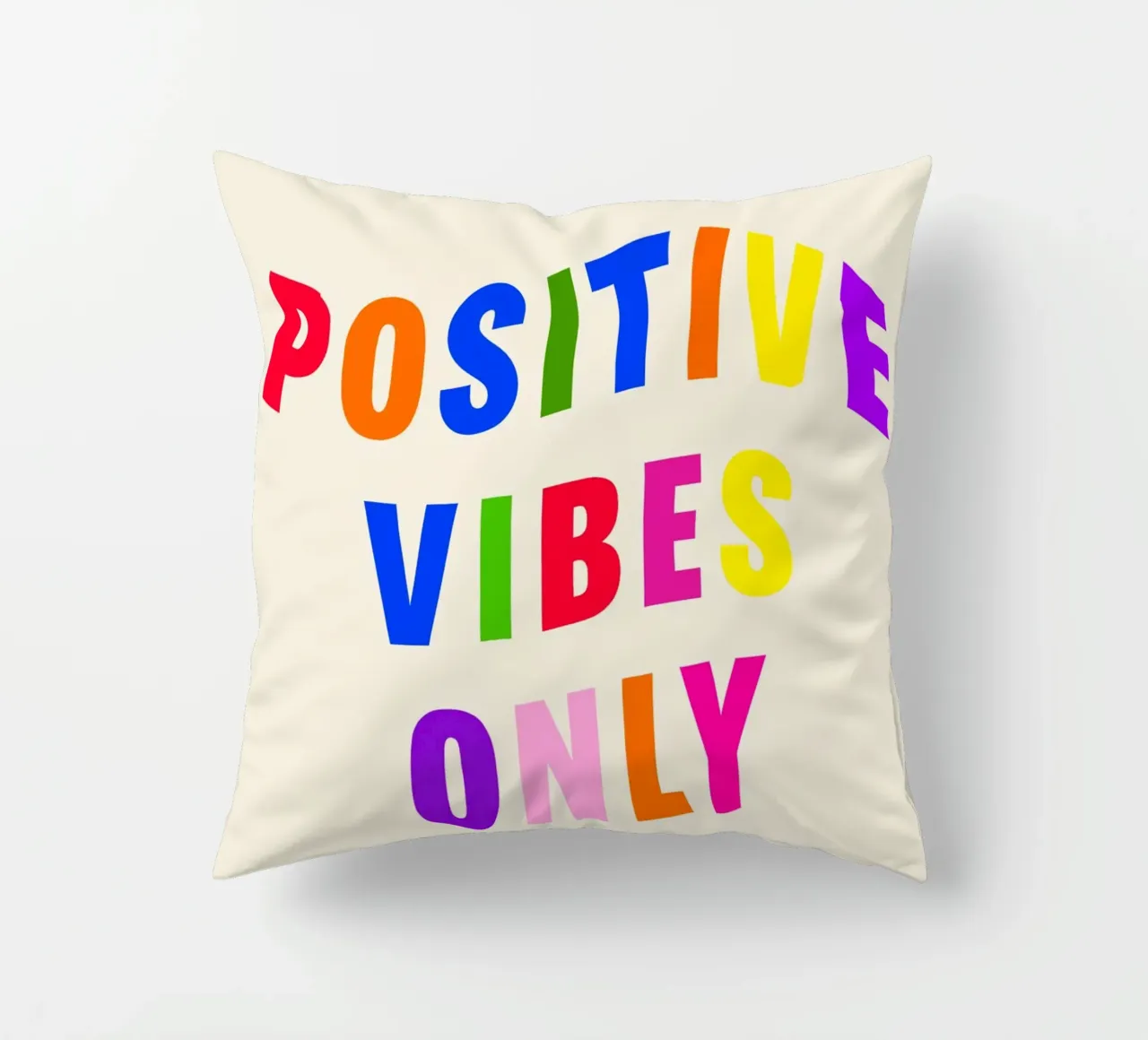 Positive Vibes Only cuscino da Attaboy Dsgn