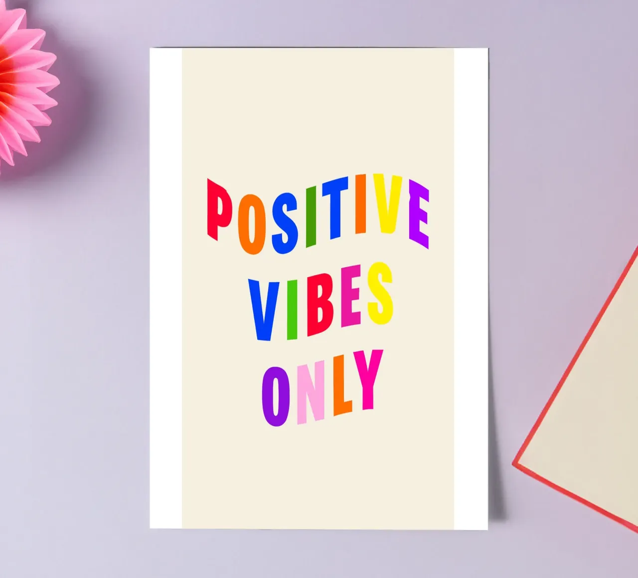 Positive Vibes Only foglio adesivo da Attaboy Dsgn