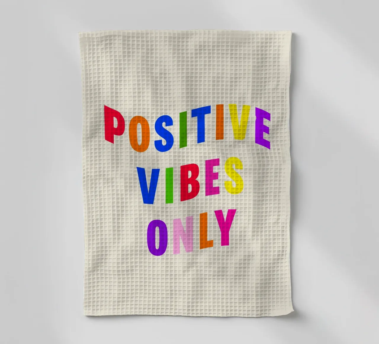 Positive Vibes Only Geschirrtuch von Attaboy Dsgn