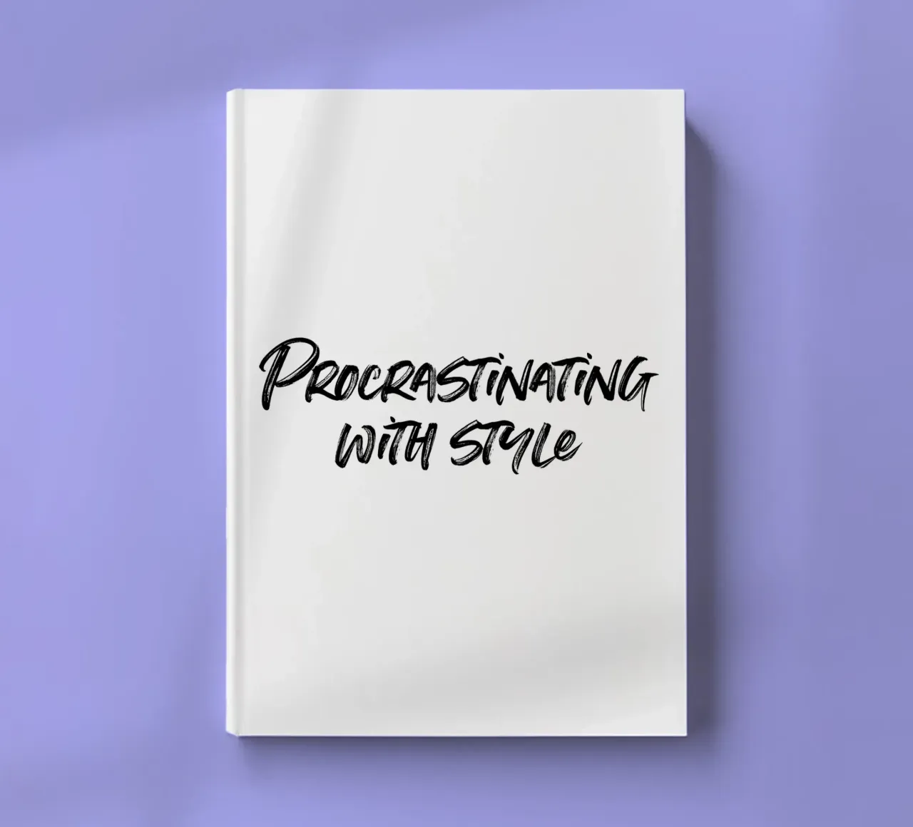 Procrastinating with style | minimalistic design diario da just typo