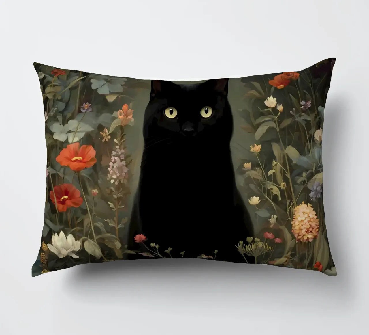 Gatto nero cuscino da IamHomeStudio