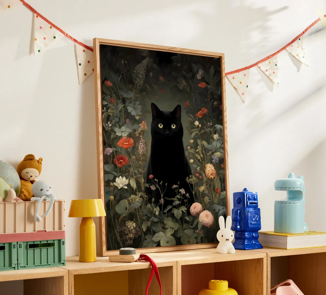 Gatto nero plexiglass da IamHomeStudio