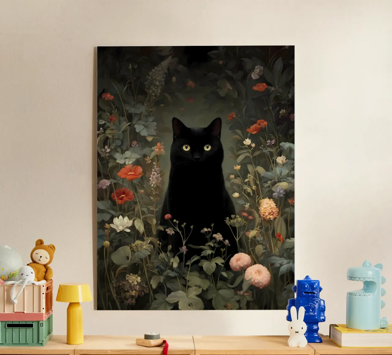 Gatto nero plexiglass da IamHomeStudio