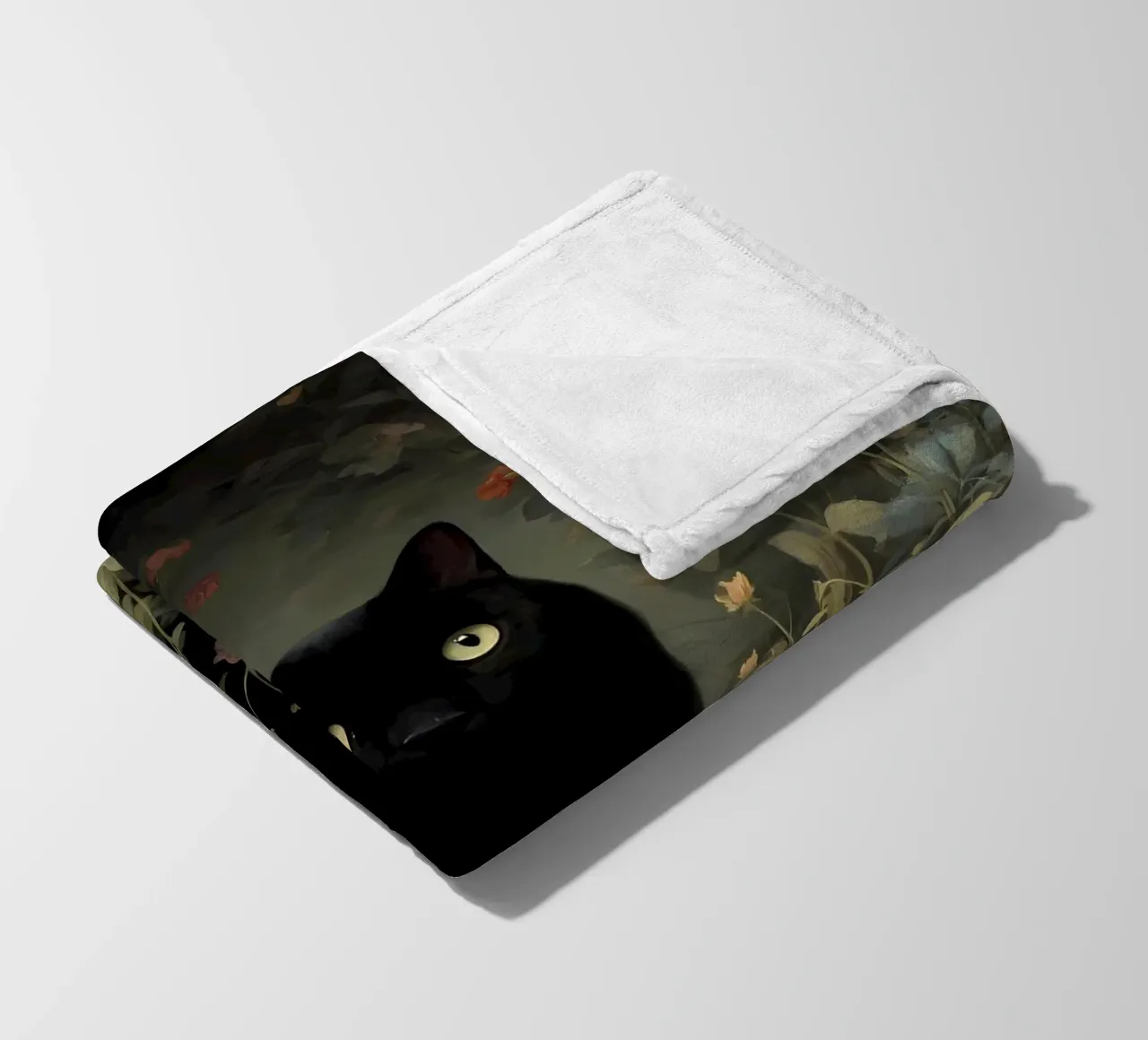 Gatto nero coperta in pile da IamHomeStudio