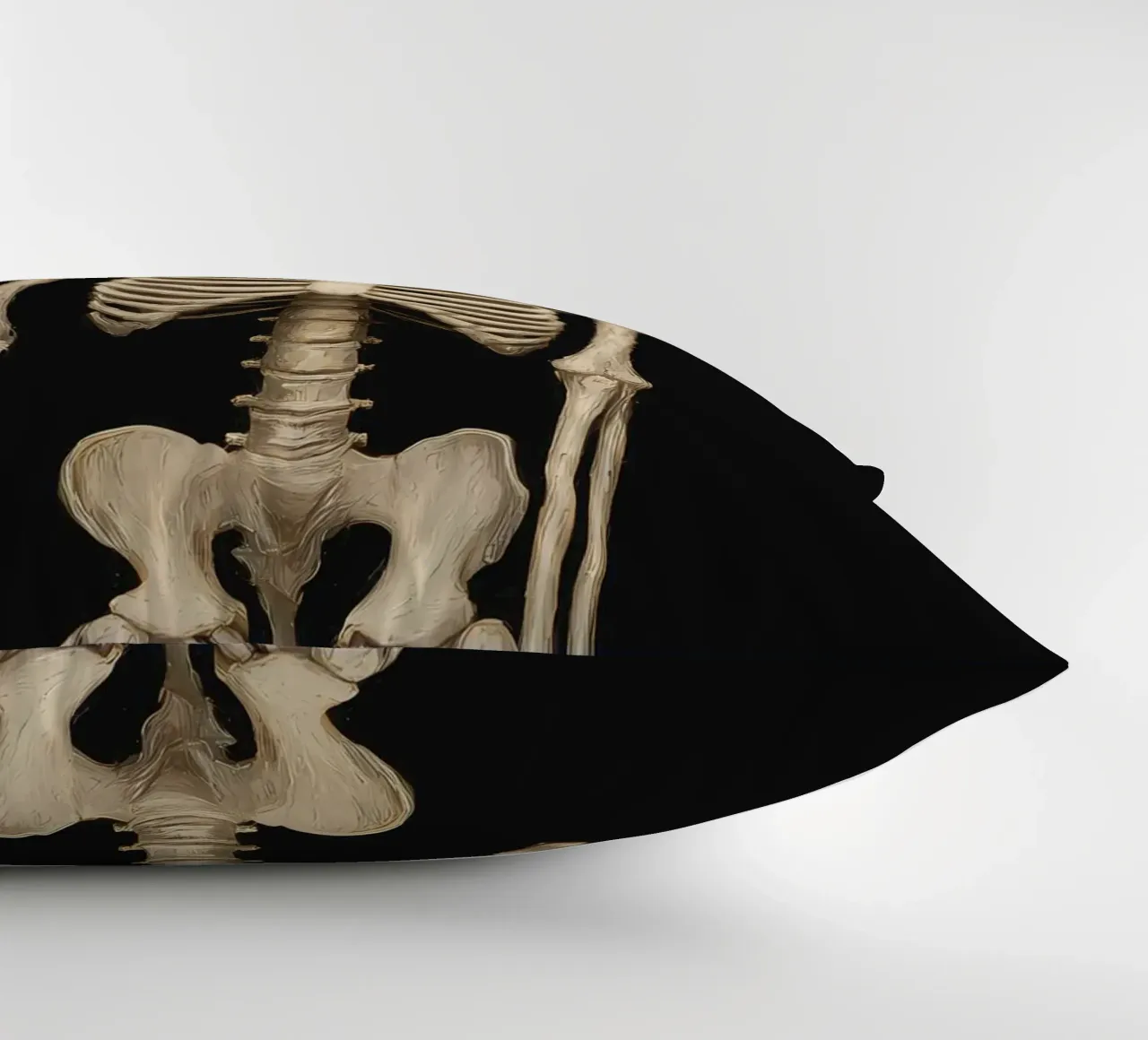 Scheletro con segno di pace cuscino da IamHomeStudio