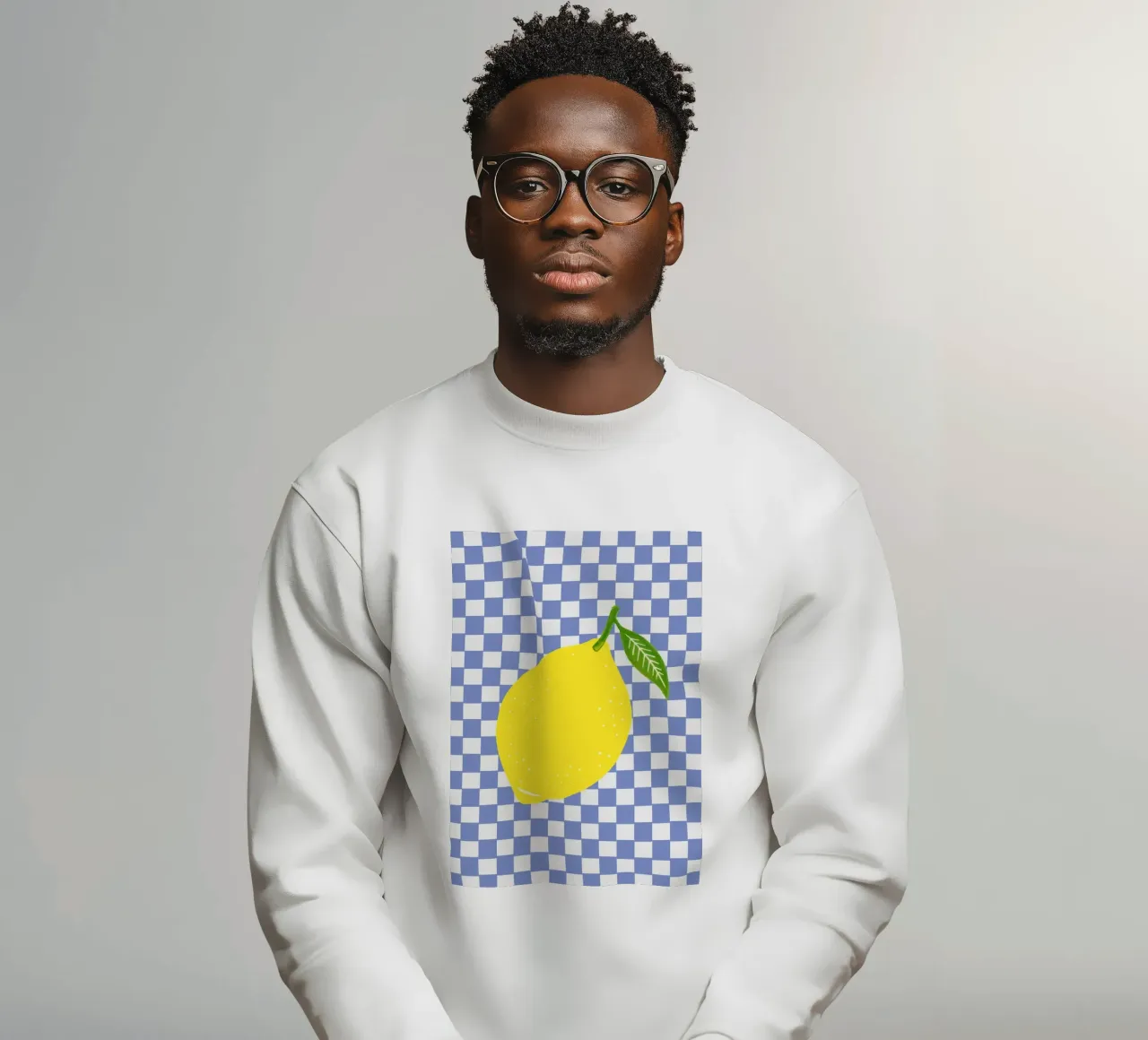 Lemon - Zitrone Blue felpa da Attaboy Dsgn