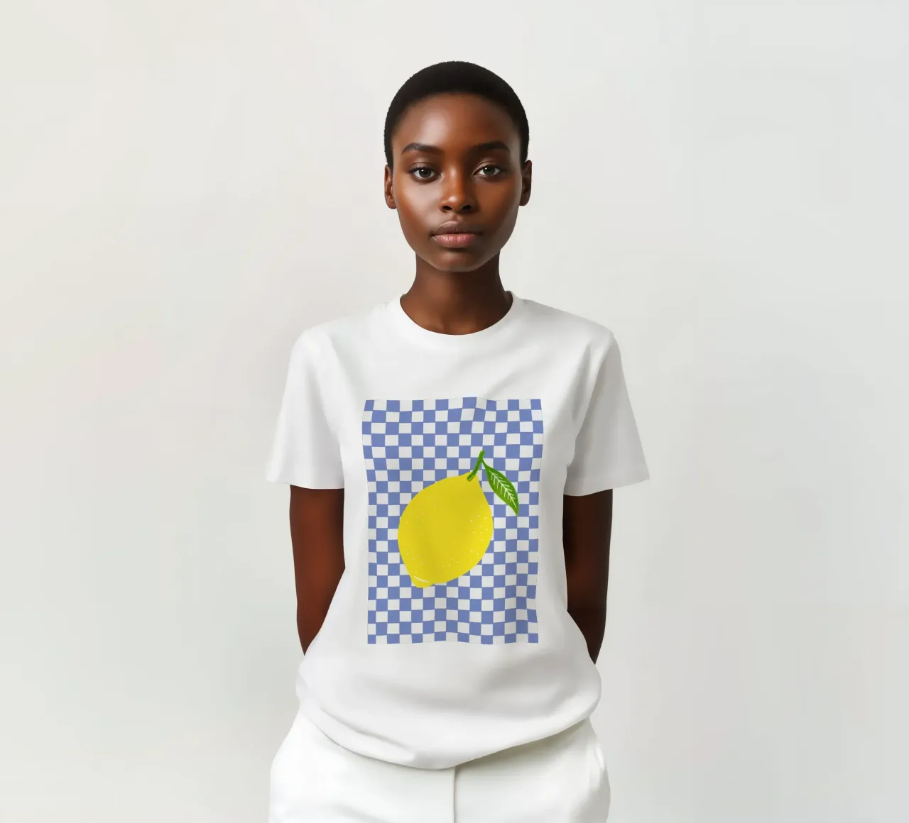 Lemon - Zitrone Blue t-shirt da Attaboy Dsgn