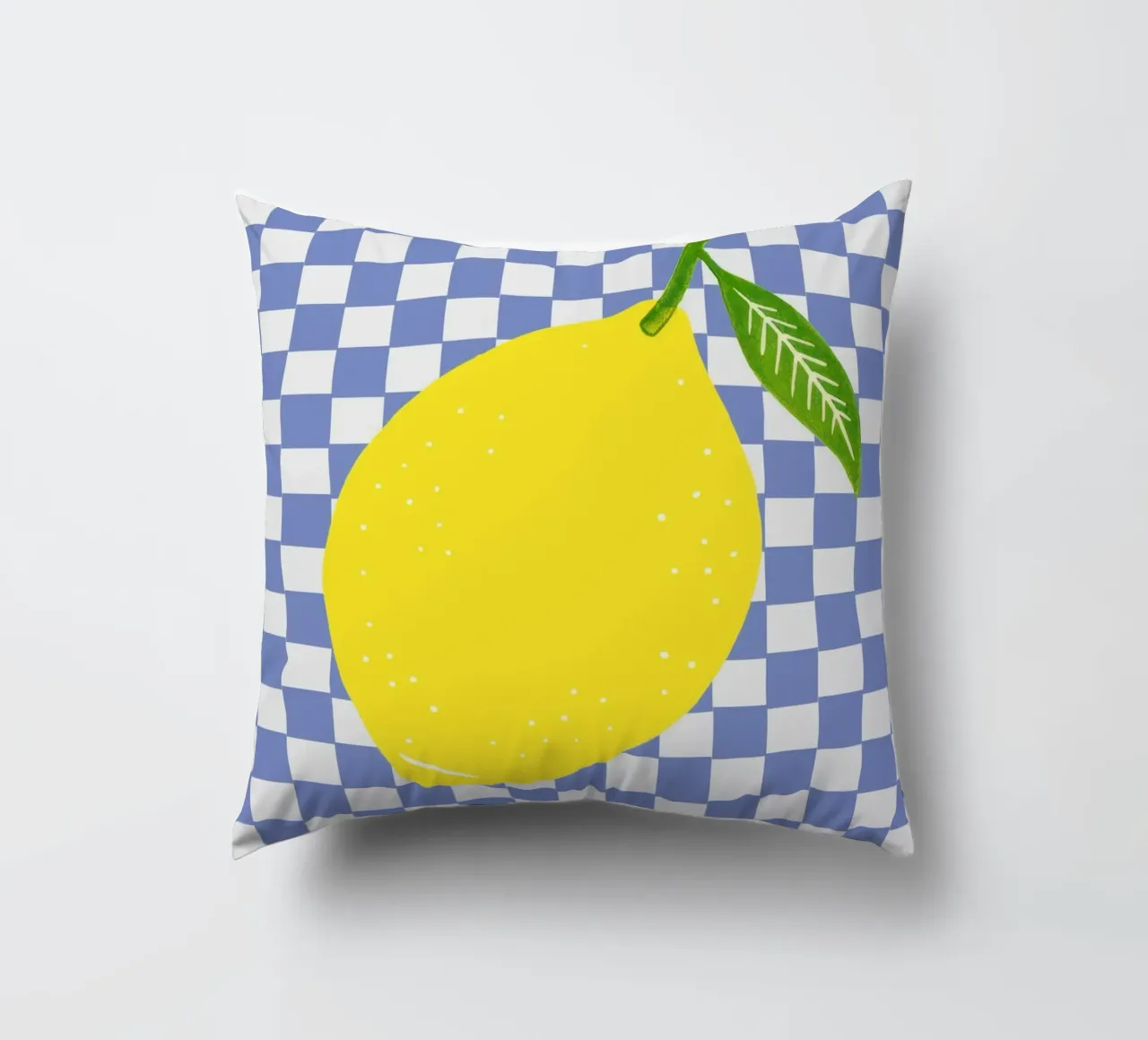 Lemon - Zitrone Blue cuscino da Attaboy Dsgn