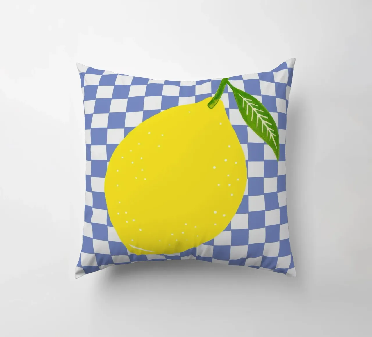 Lemon - Zitrone Blue cuscino da Attaboy Dsgn