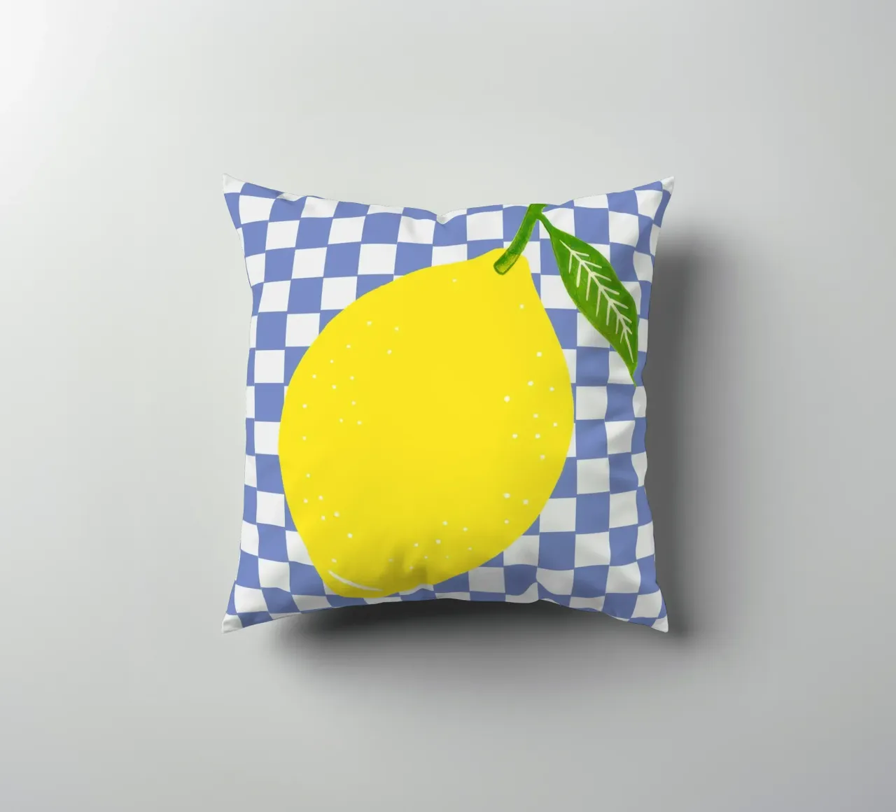Lemon - Zitrone Blue cuscino da Attaboy Dsgn