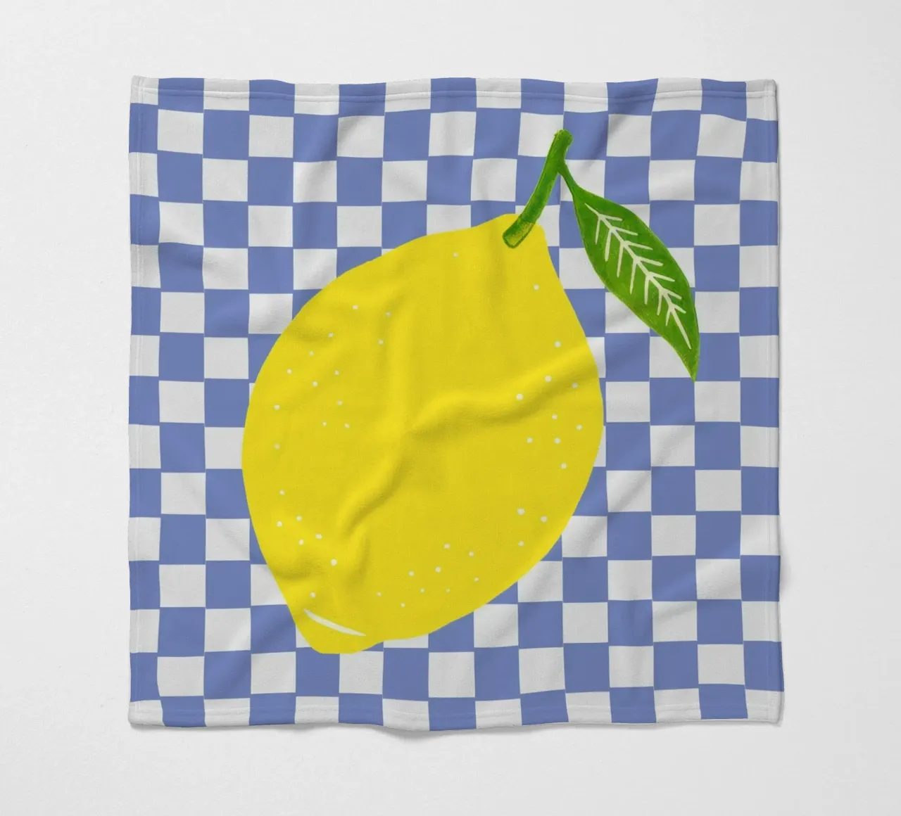 Lemon - Zitrone Blue coperta in pile da Attaboy Dsgn
