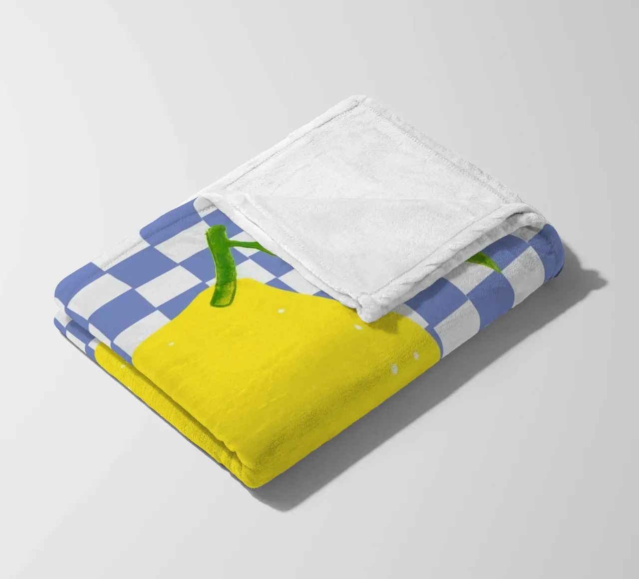 Lemon - Zitrone Blue coperta in pile da Attaboy Dsgn