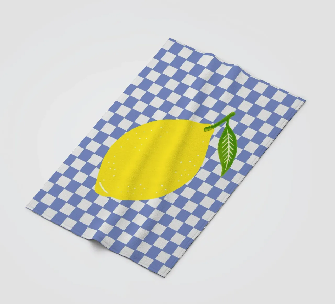 Lemon - Zitrone Blue coperta in pile da Attaboy Dsgn