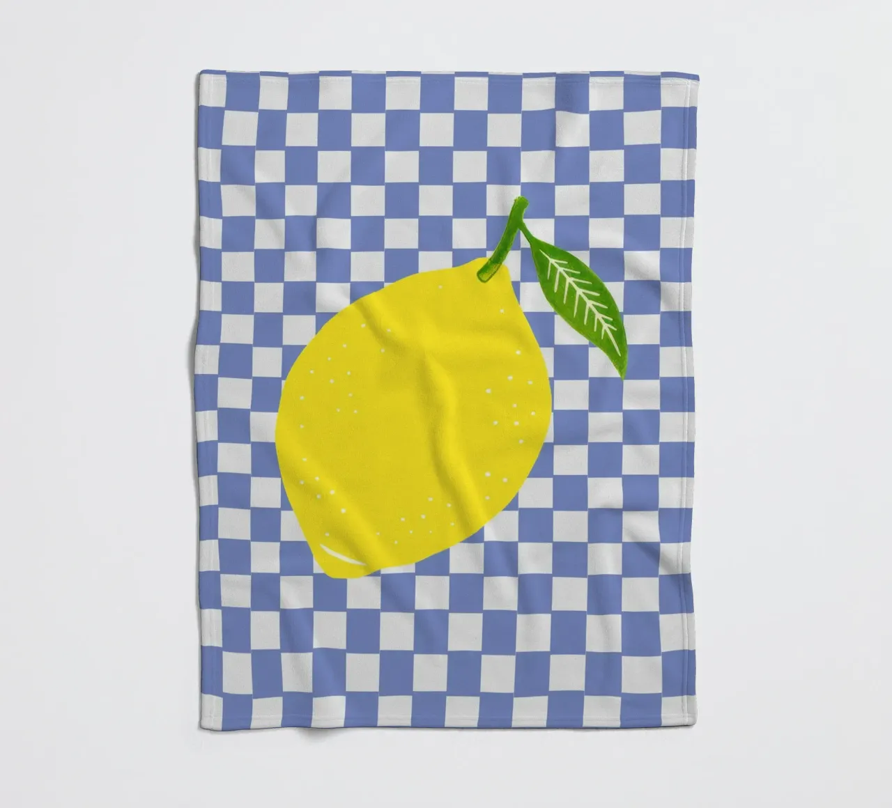 Lemon - Zitrone Blue coperta in pile da Attaboy Dsgn