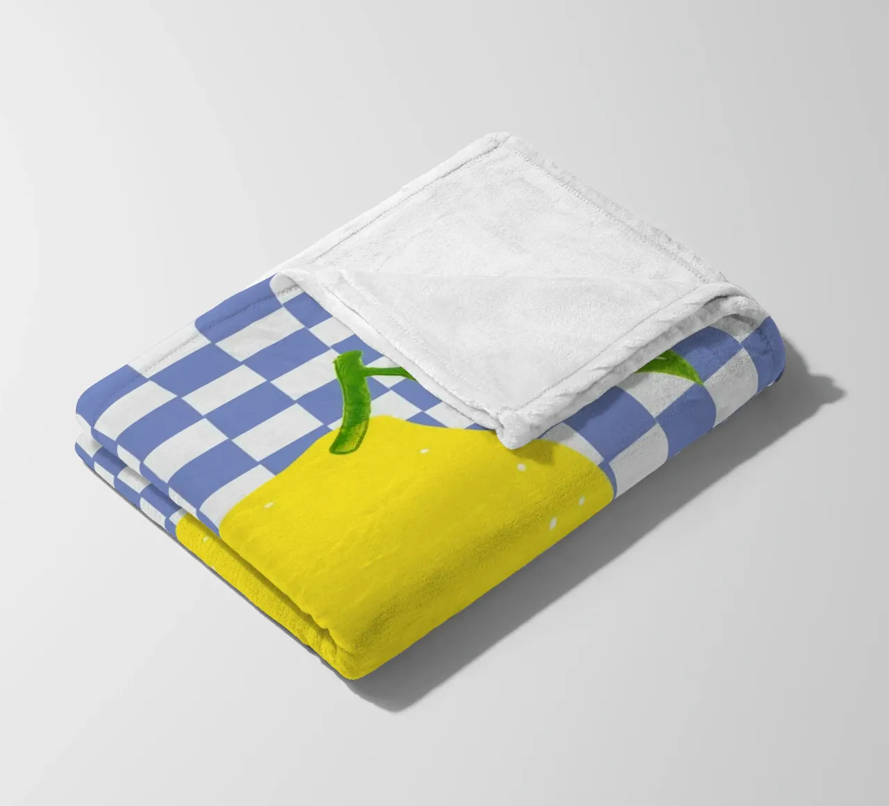 Lemon - Zitrone Blue coperta in pile da Attaboy Dsgn