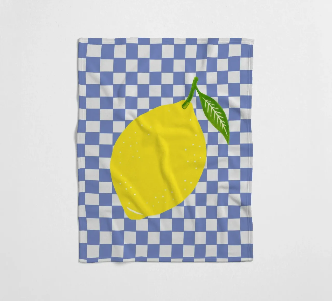 Lemon - Zitrone Blue coperta in pile da Attaboy Dsgn