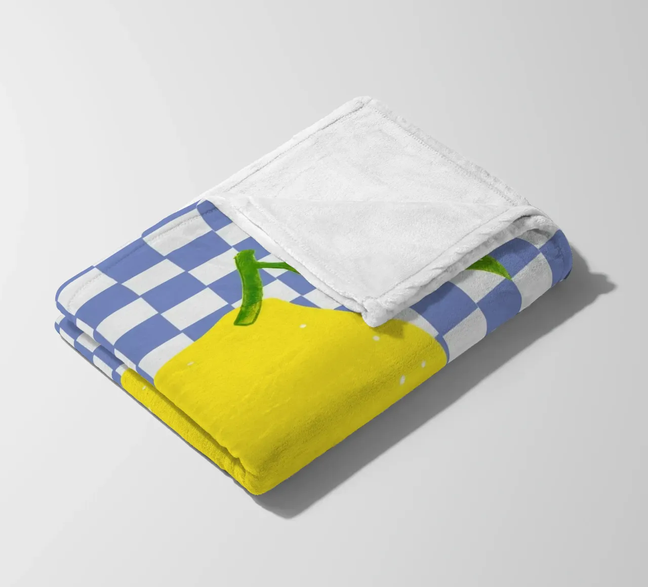 Lemon - Zitrone Blue coperta in pile da Attaboy Dsgn