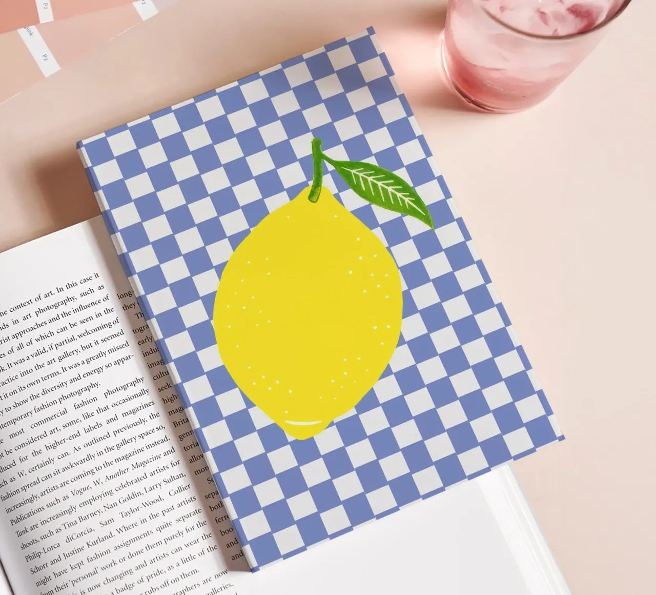Lemon - Zitrone Blue carnet de notes de Attaboy Dsgn