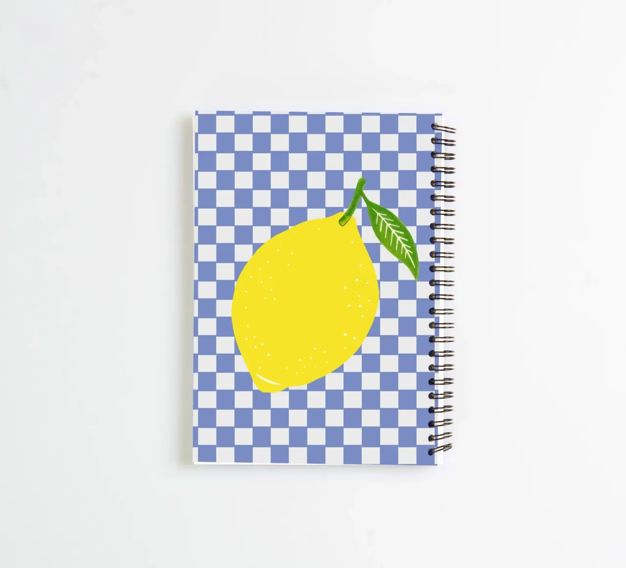 Lemon - Zitrone Blue Ringbuch von Attaboy Dsgn