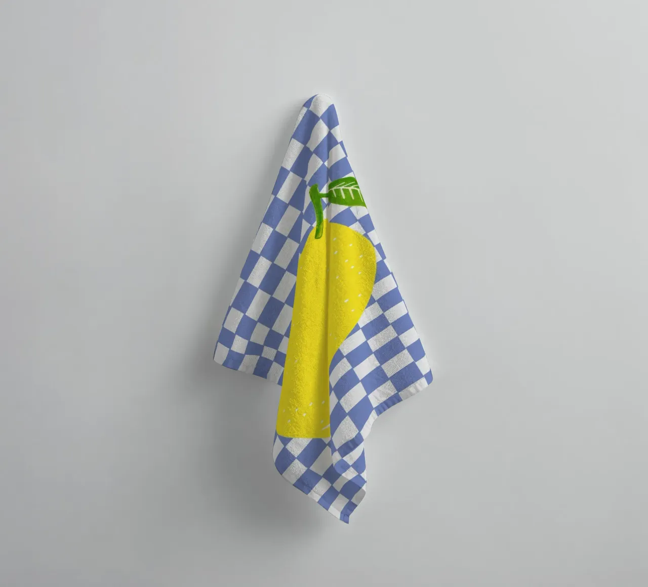 Lemon - Zitrone Blue serviette de bain de Attaboy Dsgn