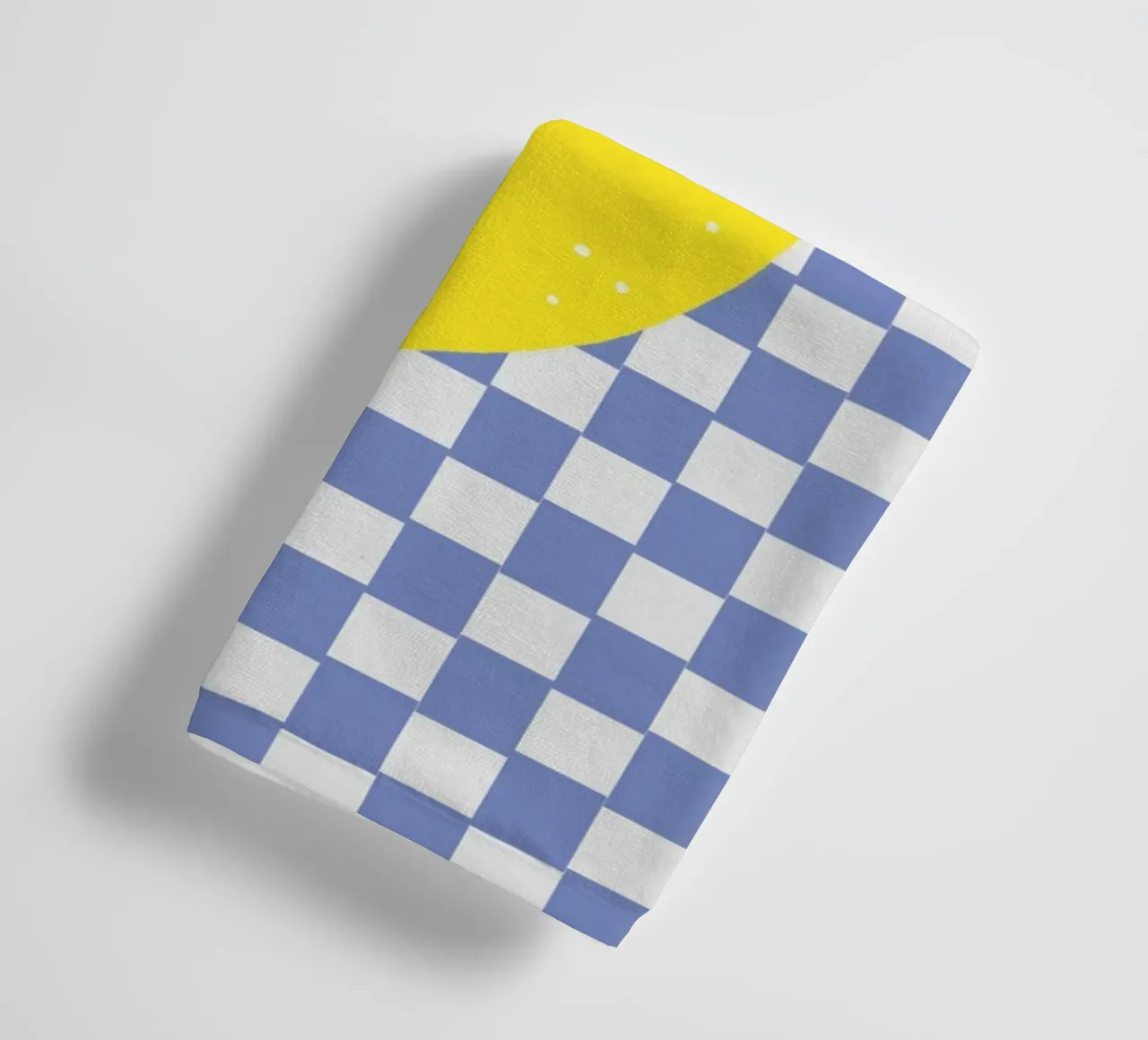 Lemon - Zitrone Blue asciugamano da bagno da Attaboy Dsgn