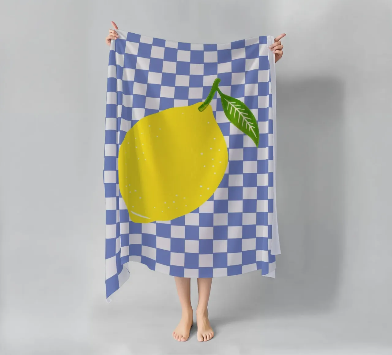 Lemon - Zitrone Blue telo mare da Attaboy Dsgn