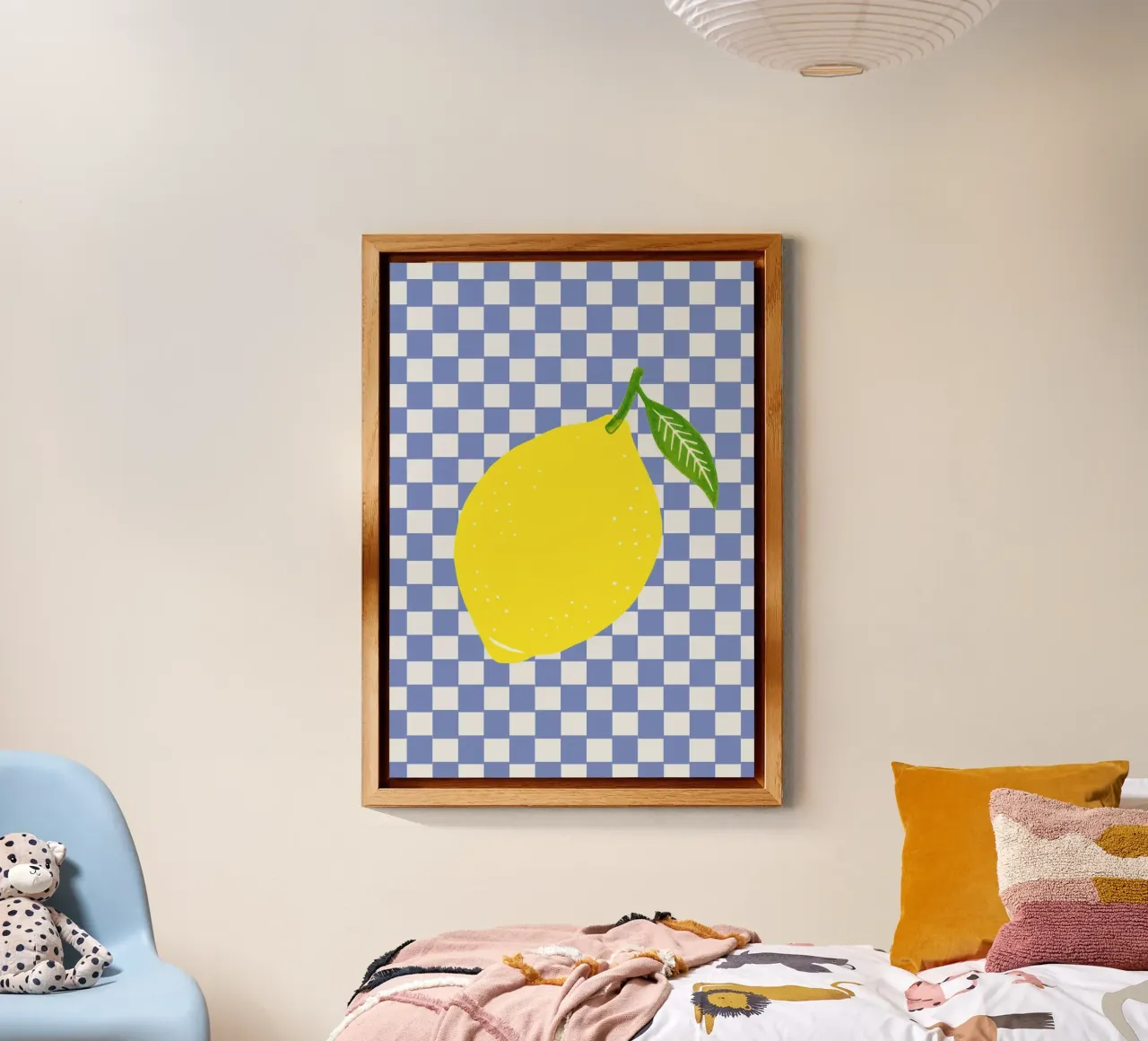 Lemon - Zitrone Blue alluminio dibond da Attaboy Dsgn