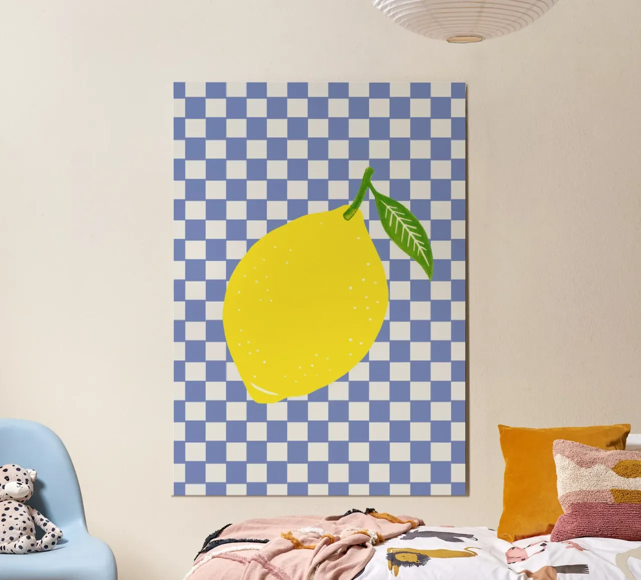 Lemon - Zitrone Blue alluminio dibond da Attaboy Dsgn