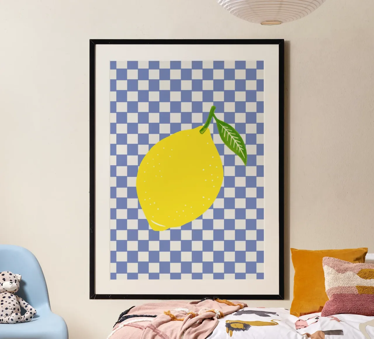 Lemon - Zitrone Blue carta hahnemühle da Attaboy Dsgn