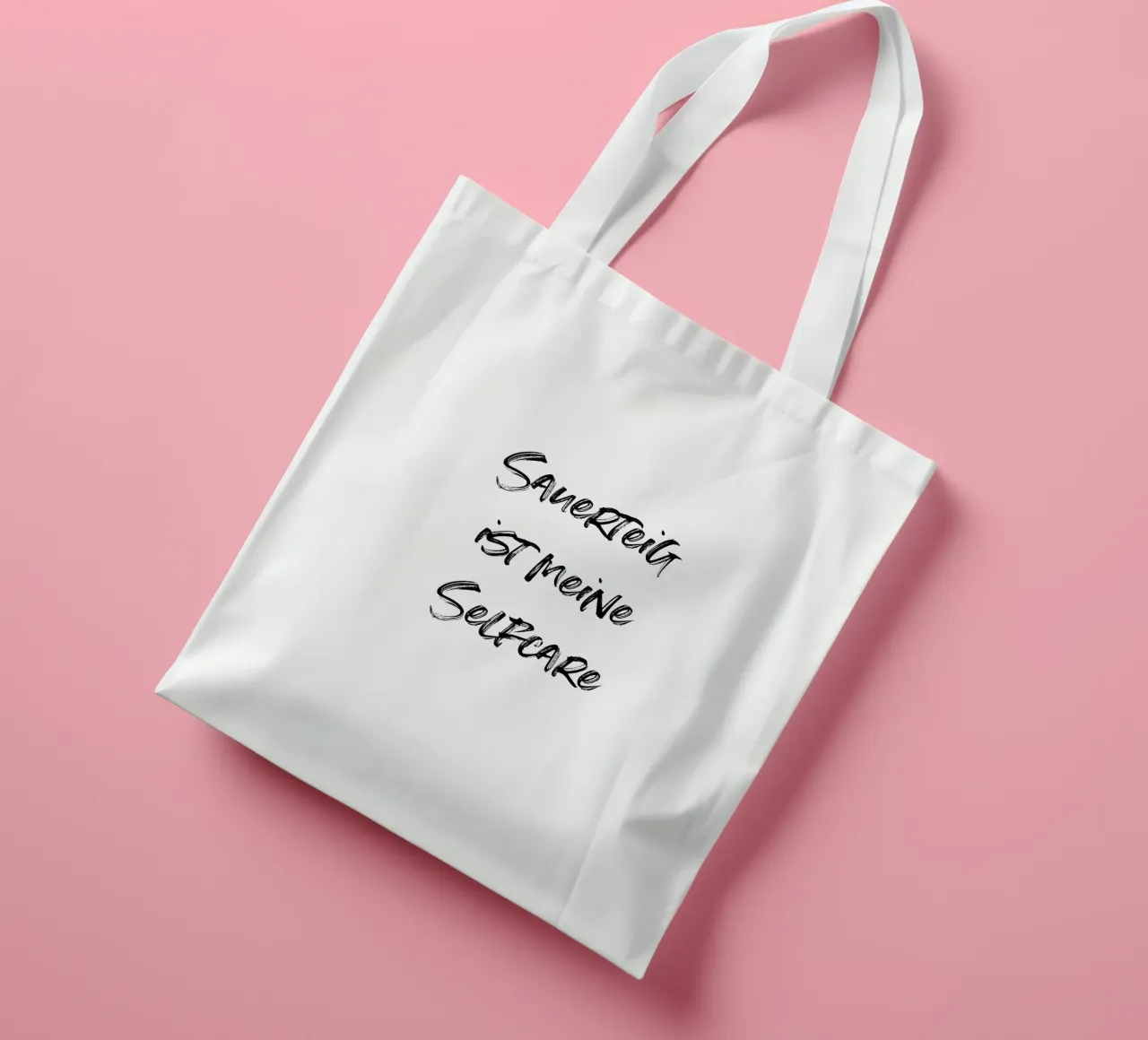 Sauerteig ist meine Stärke | minimalistic design borsa in juta da just typo