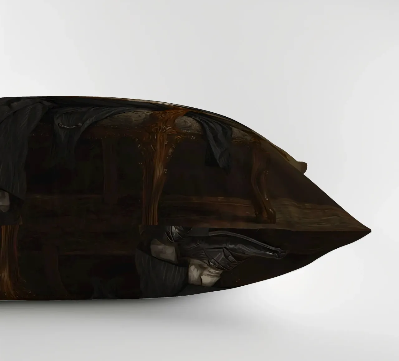 Skeleton reading a book cuscino da IamHomeStudio