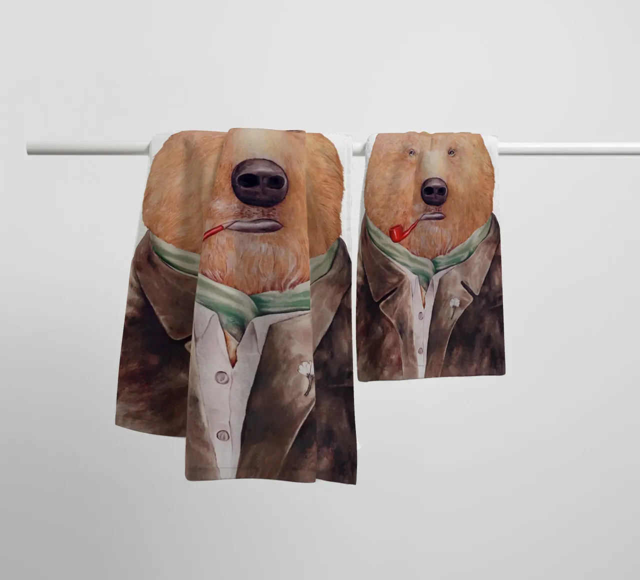 Il signor Orso Marrone asciugamano da bagno da Animal Crew