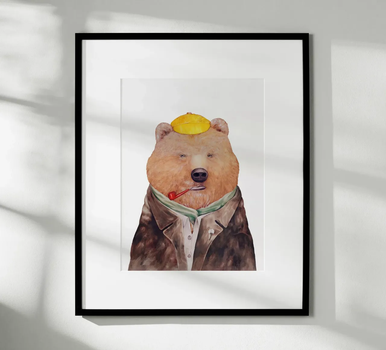 Meneer Bruine Beer hahnemühle van Animal Crew
