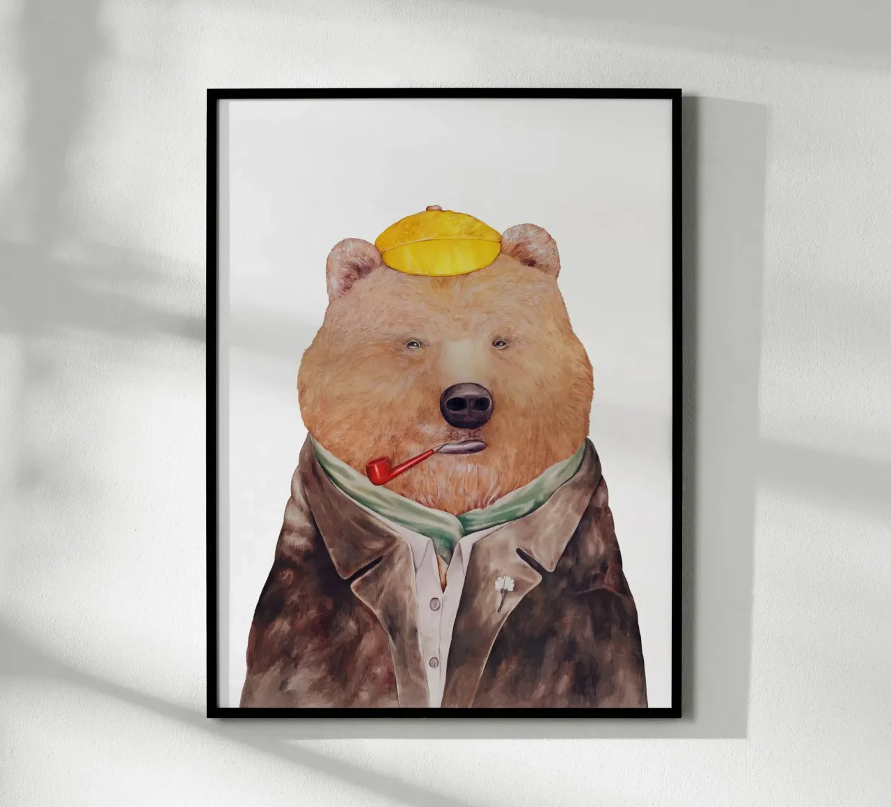 Meneer Bruine Beer hahnemühle van Animal Crew